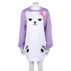 KPop Demon Hunters (2025) Mira Purple Long Sleeve Shirt Sleepwear Outfits Cosplay Costume 