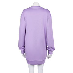 KPop Demon Hunters (2025) Mira Purple Long Sleeve Shirt Sleepwear Outfits Cosplay Costume 