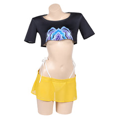 KPop Demon Hunters (2025) Mira Sexy Crop Top Skirt Set Outfits Cosplay Costume 