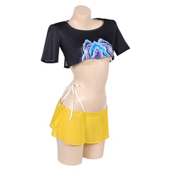 KPop Demon Hunters (2025) Mira Sexy Crop Top Skirt Set Outfits Cosplay Costume 