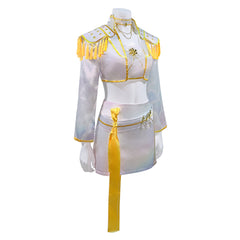 KPop Demon Hunters (2025) Mira What It Sounds Like White Outfits Cosplay Costume