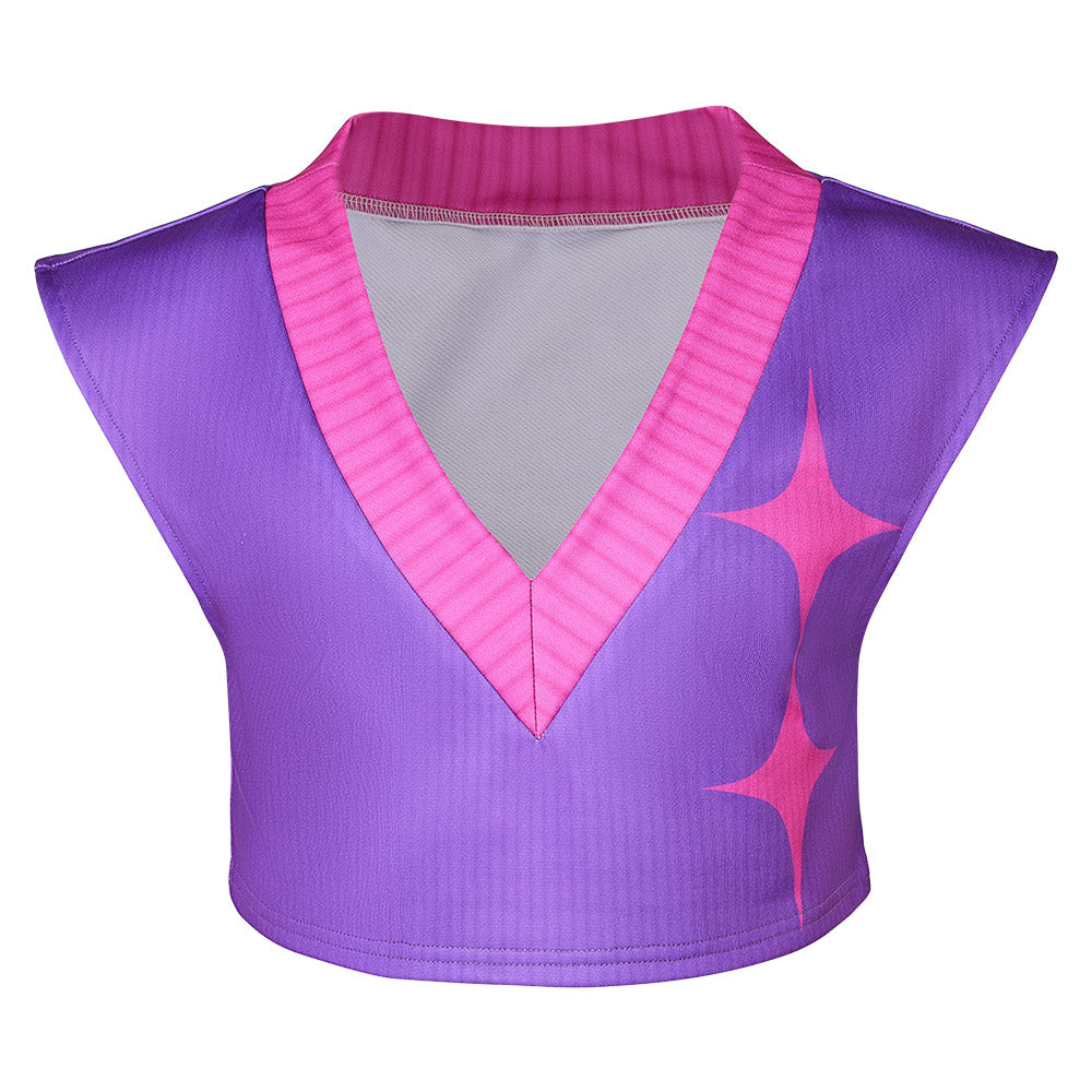 KPop Demon Hunters (2025) Mystery Purple Vest Only Outfits Cosplay Costume
