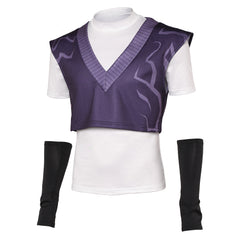 KPop Demon Hunters (2025) Mystery Saja Black Purple Top Set Outfits Cosplay Costume