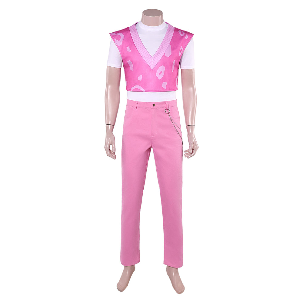 KPop Demon Hunters (2025) Mystery Saja Pink Set Outfits Cosplay Costume 
