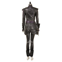 KPop Demon Hunters (2025) Rumi Black Leather Set Outfits Cosplay Costume