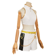 KPop Demon Hunters (2025) Rumi Black White Shorts Set Outfits Cosplay Costume 
