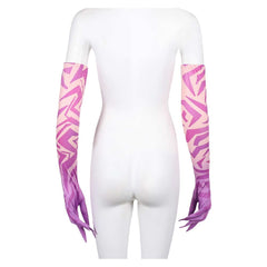 KPop Demon Hunters (2025) Rumi Demon Pattern Gloves Halloween Cosplay Accessories Props