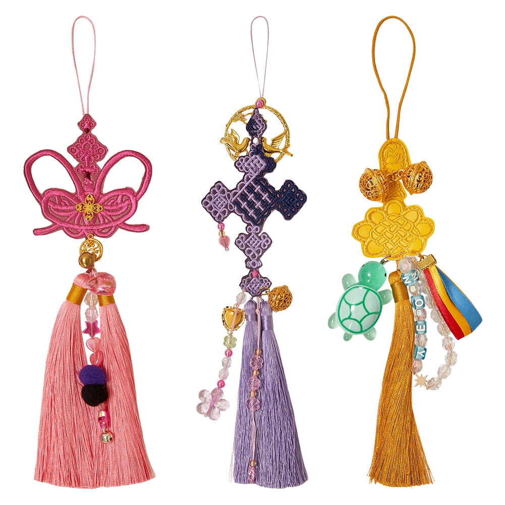 KPop Demon Hunters (2025) Rumi Mira Zoey Huntrix Tassel Trinket Cosplay Accessories Props