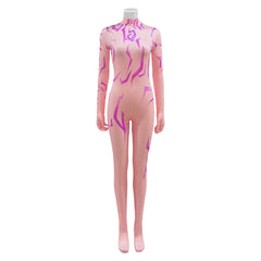 KPop Demon Hunters (2025) Rumi Purple Demon Patterns Jumpsuit Outfits Cosplay Costume