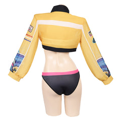 KPop Demon Hunters (2025) Rumi Sexy Lingerie Yellow Set Outfits Cosplay Costume