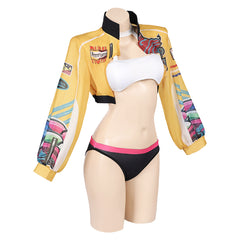 KPop Demon Hunters (2025) Rumi Sexy Lingerie Yellow Set Outfits Cosplay Costume