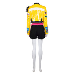 KPop Demon Hunters (2025) Rumi Yellow Black Set Outfits Cosplay Costume 