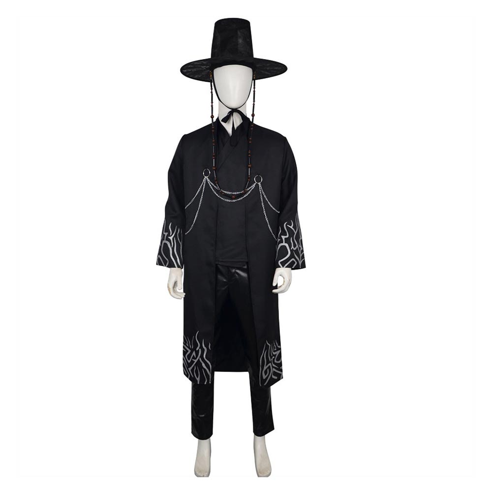 KPop Demon Hunters (2025) Saja Boys Your Idol Black Set Outfits Cosplay Costume 