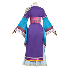 KPop Demon Hunters (2025) The First Hunters Blue Purple Set Cosplay Costume 