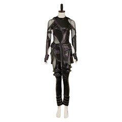 KPop Demon Hunters (2025) Zoey Black Leather Set Outfits Cosplay Costume