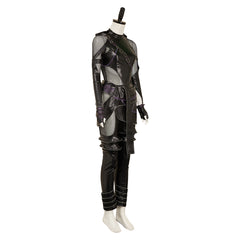 KPop Demon Hunters (2025) Zoey Black Leather Set Outfits Cosplay Costume