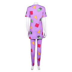 KPop Demon Hunters (2025) Zoey Purple Sleepwear Pajamas Set Outfits Cosplay Costume