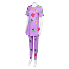KPop Demon Hunters (2025) Zoey Purple Sleepwear Pajamas Set Outfits Cosplay Costume