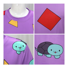 KPop Demon Hunters (2025) Zoey Purple Sleepwear Set Outfits Cosplay Costume
