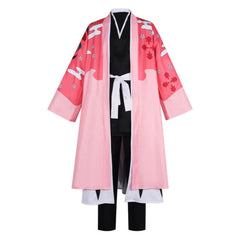 Kyoraku Shunsui Pink Kimono Outfits Cosplay Costume Halloween Carnival Suit 