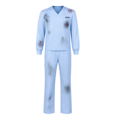 Lanterns (2026) John Stewart Green Lantern Blue Dirty Uniform Outfits Cosplay Costume