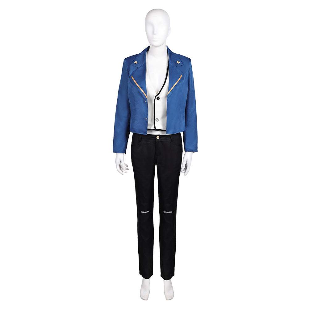 Lazarus (2025) Christine Blue Jacket Set Outfits Cosplay Costume 