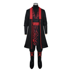 Limbus Company Jia Qiu Black Red Robe Set Outfits Cosplay Costume 