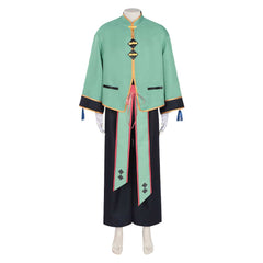 Link Click A Yuan Green Black Set Outfits Cosplay Costume