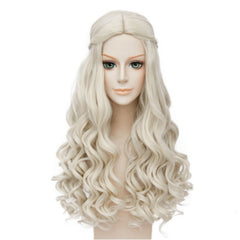 TV House Of The Dragon Season 2 (2024) Rhaenyra Targaryen Braided Wig Cosplay Accessories Halloween Carnival Props