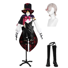 Genshin Impact Lyney Outfits Cosplay Costume Halloween Carnival Suit