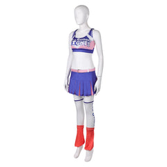 Lollipop Chainsaw RePOP (2024) Juliet Blue Pink Cheerleader Outfits Cosplay Costume