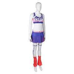 Lollipop Chainsaw RePOP (2024) Juliet Blue Pink Cheerleader Outfits Cosplay Costume