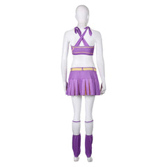 Lollipop Chainsaw RePOP (2024) Juliet Purple Cheerleader Outfits Cosplay Costume 