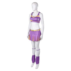 Lollipop Chainsaw RePOP (2024) Juliet Purple Cheerleader Outfits Cosplay Costume 