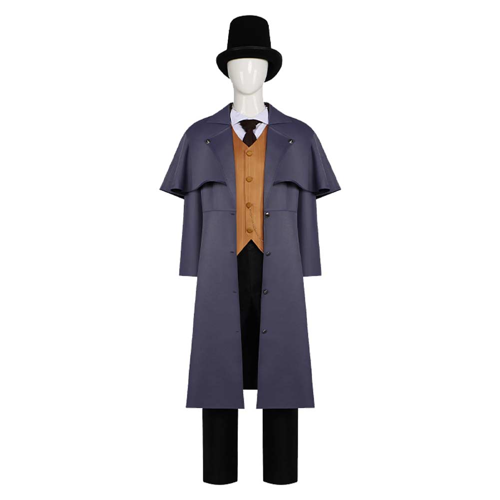 Lord Of Mysteries Klein Moretti Gray Coat Set Outfits Cosplay Costume