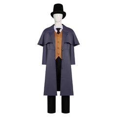 Lord Of Mysteries Klein Moretti Gray Coat Set Outfits Cosplay Costume