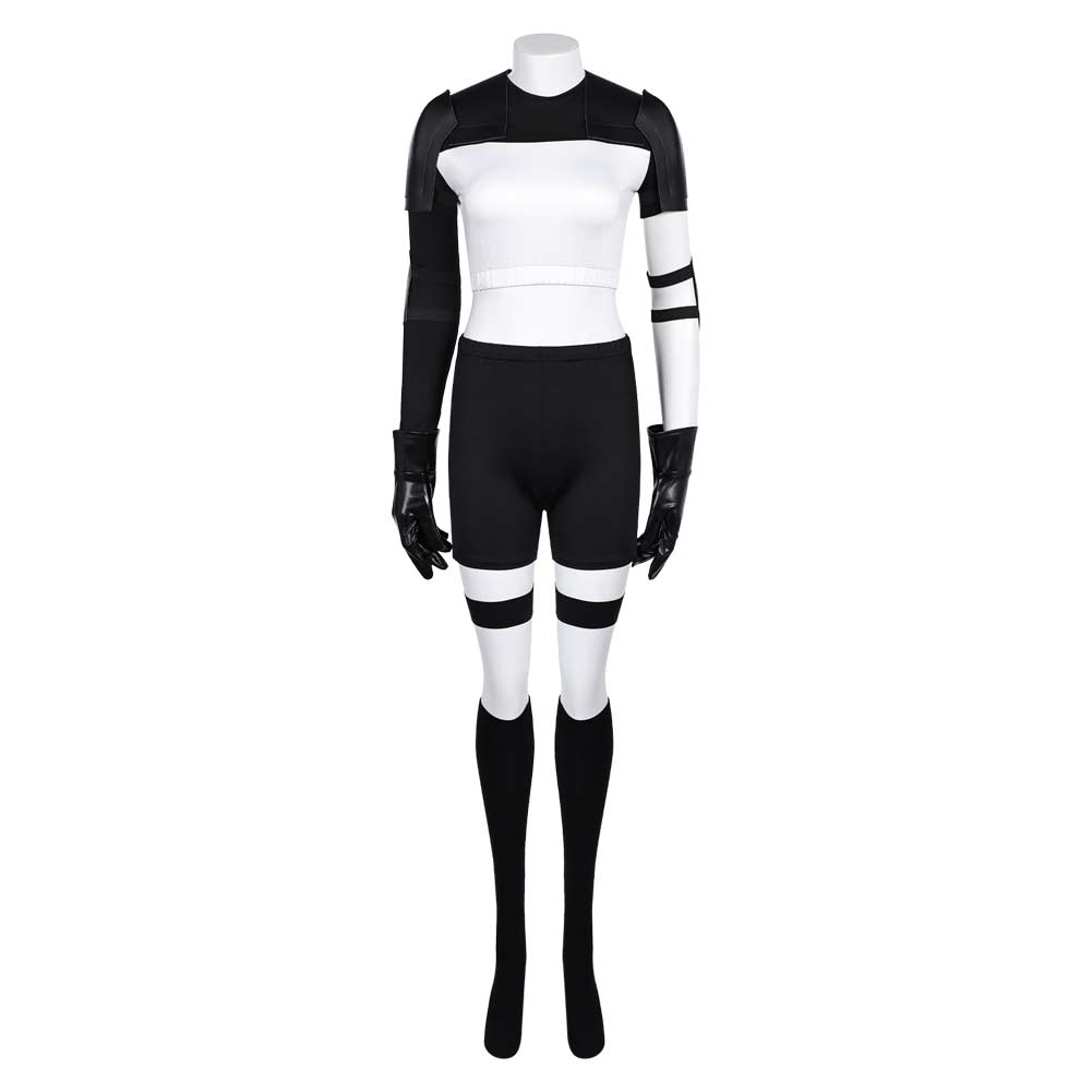 Love Death Robots Season 4 (2025) Robot Black Set Outfits Cosplay Costume Halloween Carnival Suit