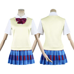 LoveLive Muse μ's Honoka Kotori Nico Yellow Vest School Uniform Set Outfits Cosplay Costume