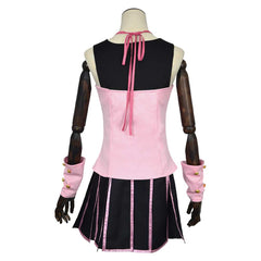 Lucy Steel Pink Black Skirt Set Outfits Cosplay Costume Halloween Suit