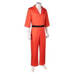 Luigi Mangione Orange Prison Uniform Jumpsuit Outfits Cosplay Costume 