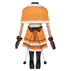 Madoka Magica: Walpurgisnacht Rising (2026) Nagisa Momoe Orange Cape Set Outfits Cosplay Costume