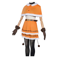 Madoka Magica: Walpurgisnacht Rising (2026) Nagisa Momoe Orange Cape Set Outfits Cosplay Costume
