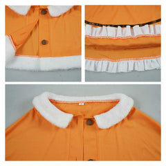 Madoka Magica: Walpurgisnacht Rising (2026) Nagisa Momoe Orange Cape Set Outfits Cosplay Costume