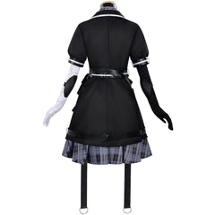 Magical Girl Witch Trials (2025) Kurobe Nanoka Black Plaid Dress Set Outfits Cosplay Costume