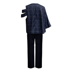 Mahito Blue Black Shirt Trousers Set Outfits Cosplay Costume Halloween Suit