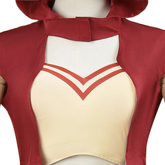 Mariah Red Hooded Set Outfits Cosplay Costume Halloween Carnival Party Suit