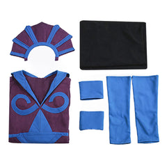 Masters Of The Universe (2026) Evil-Lyn Purple Blue Set Outfits  Cosplay Costume