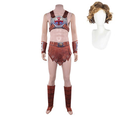 Masters Of The Universe (2026) He-Man Brown Leather Set Outfits Cosplay Costume