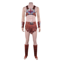 Masters Of The Universe (2026) He-Man Brown Leather Set Outfits Cosplay Costume 