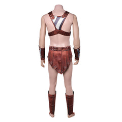 Masters Of The Universe (2026) He-Man Brown Leather Set Outfits Cosplay Costume 